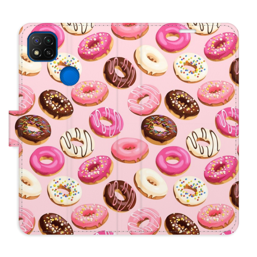 Flipové puzdro iSaprio - Donuts Pattern 03 - Xiaomi Redmi 9C