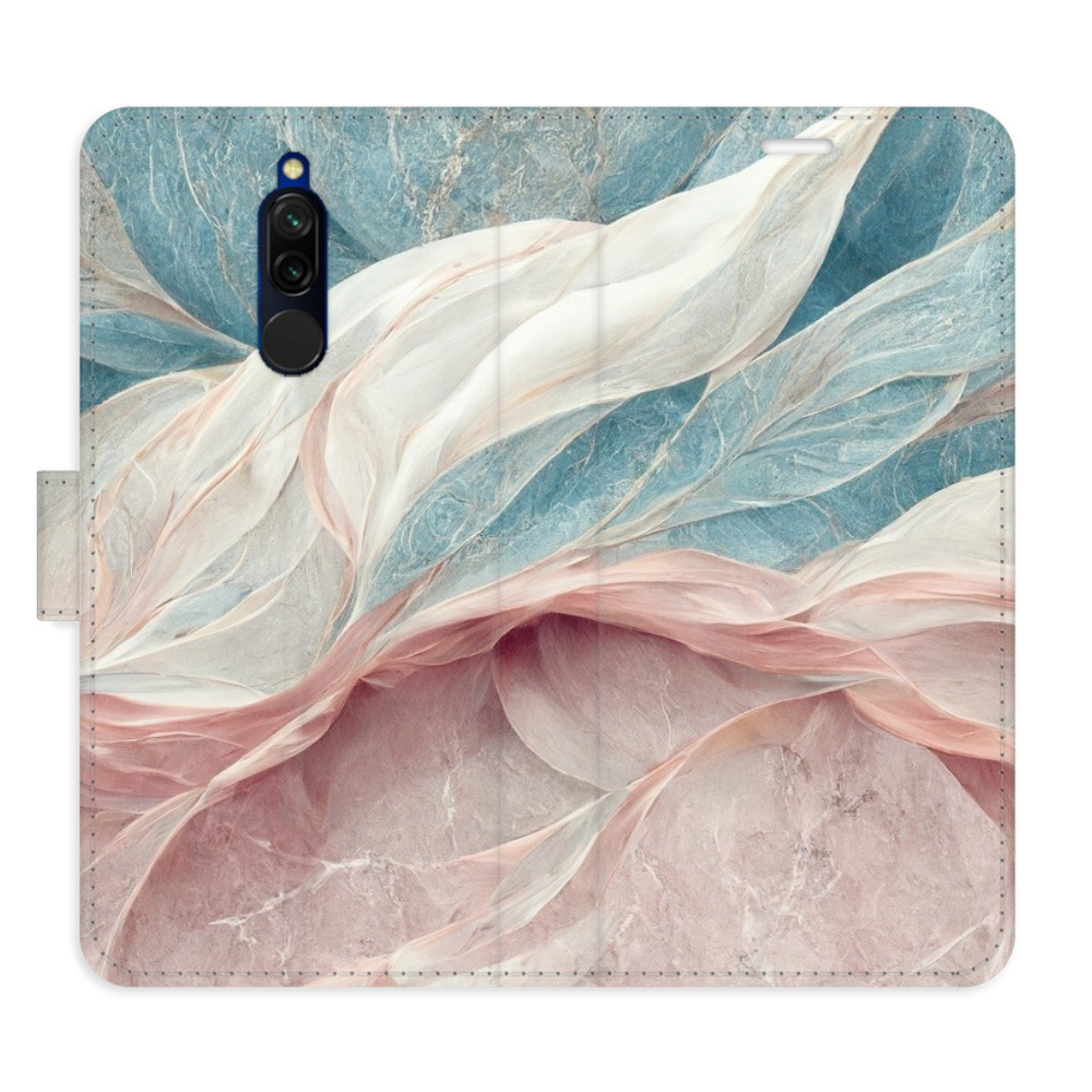 Flipové puzdro iSaprio - Old Leaves 03 - Xiaomi Redmi 8