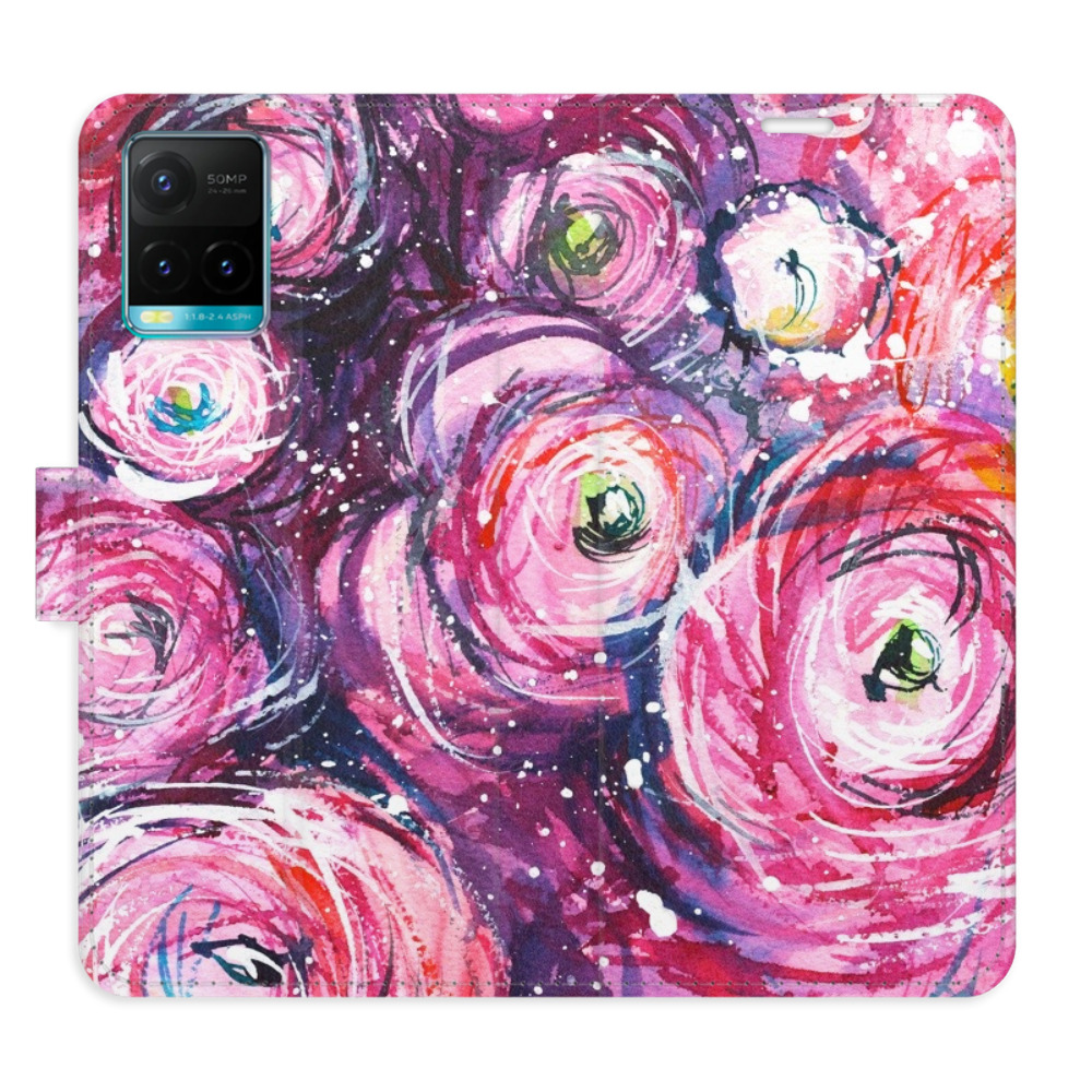 Flipové puzdro iSaprio - Retro Paint 02 - Vivo Y21 / Y21s / Y33s