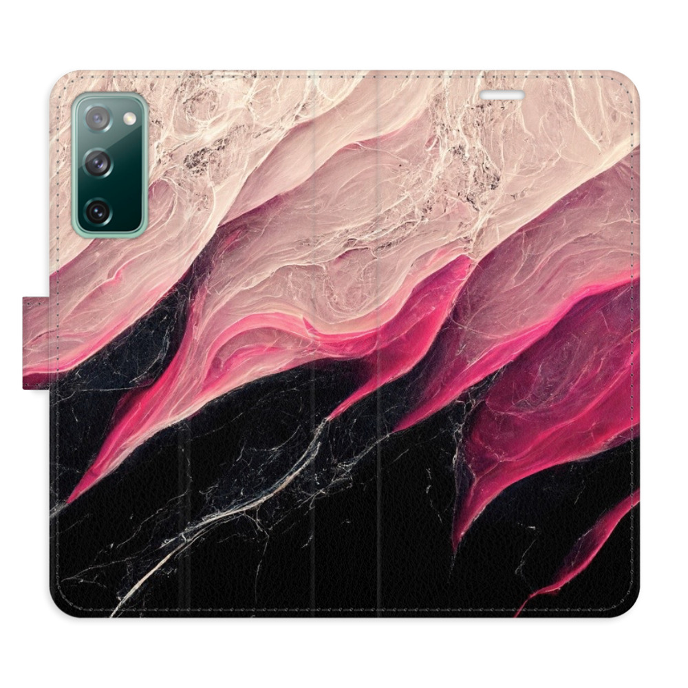 Flipové puzdro iSaprio - BlackPink Marble - Samsung Galaxy S20 FE