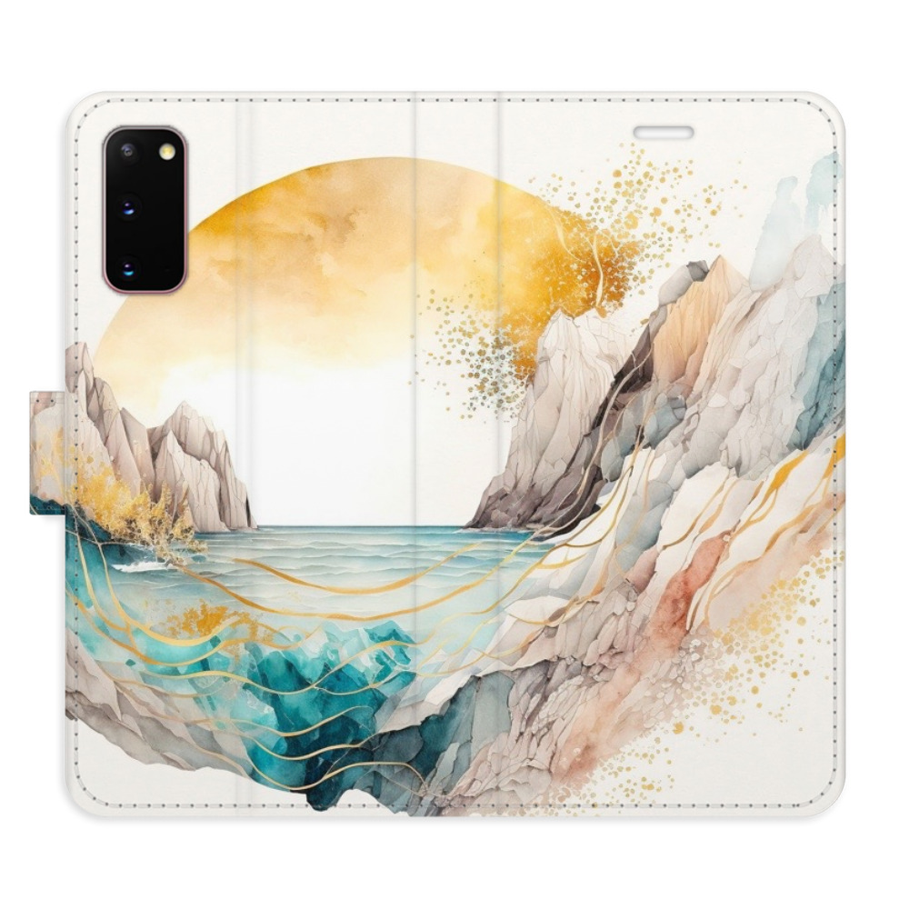 Flipové puzdro iSaprio - Winter in the Mountains - Samsung Galaxy S20