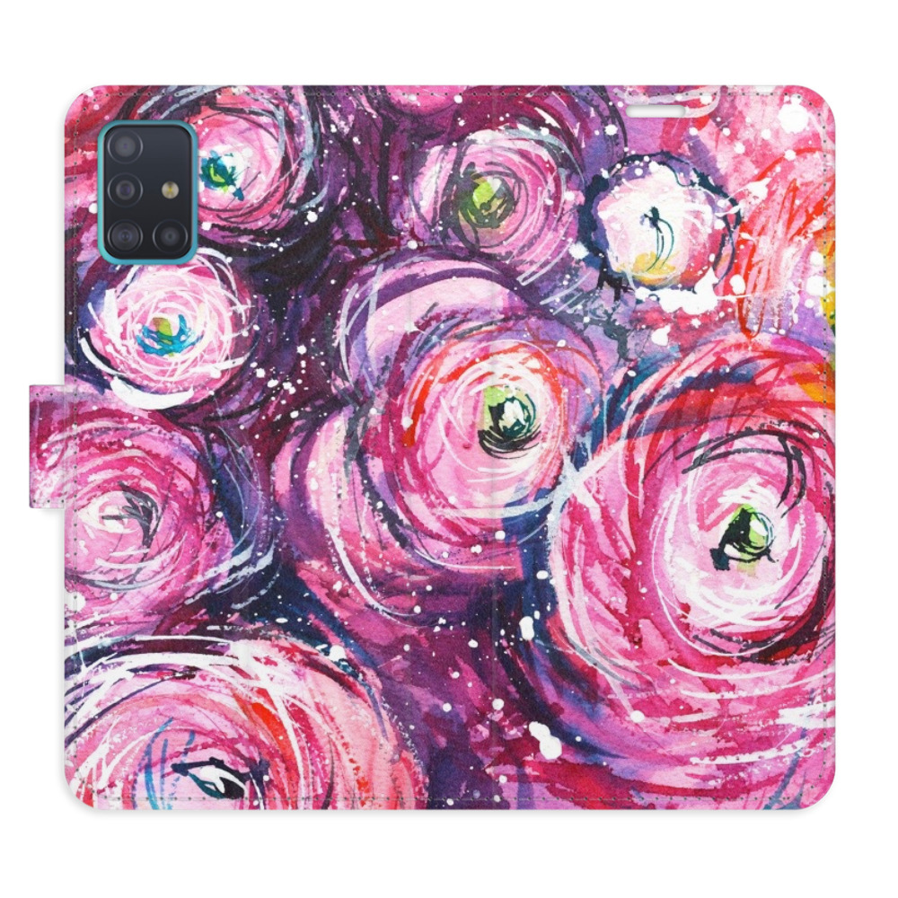 Flipové puzdro iSaprio - Retro Paint 02 - Samsung Galaxy A51