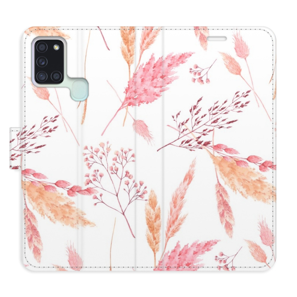 Flipové puzdro iSaprio - Ornamental Flowers - Samsung Galaxy A21s