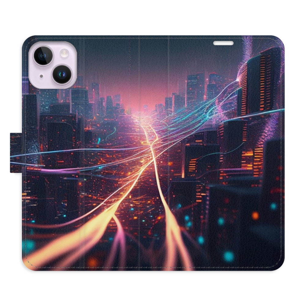 Flipové puzdro iSaprio - Modern City - iPhone 14 Plus