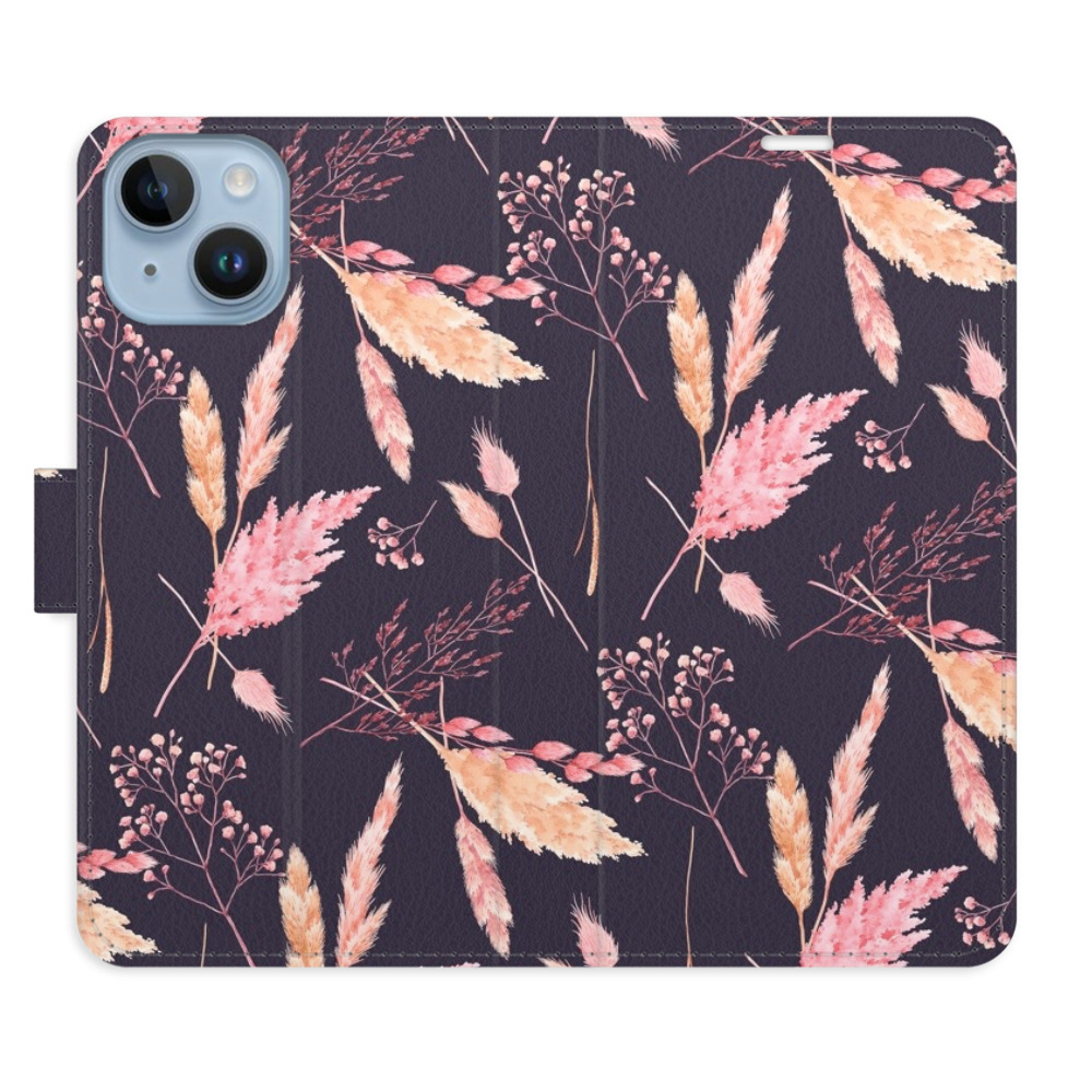 Flipové puzdro iSaprio - Ornamental Flowers 02 - iPhone 14