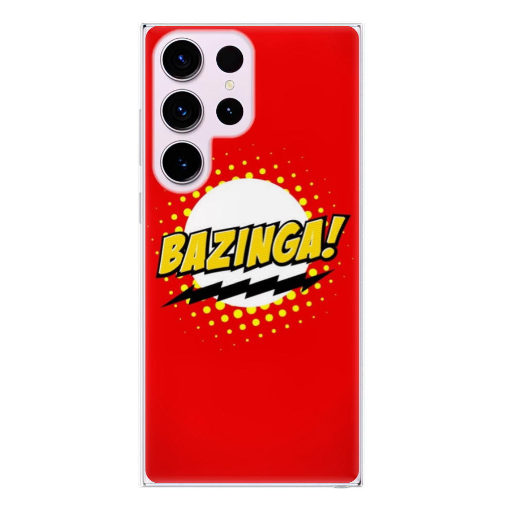 Odolné silikónové puzdro iSaprio - Bazinga 01 - Samsung Galaxy S23 Ultra