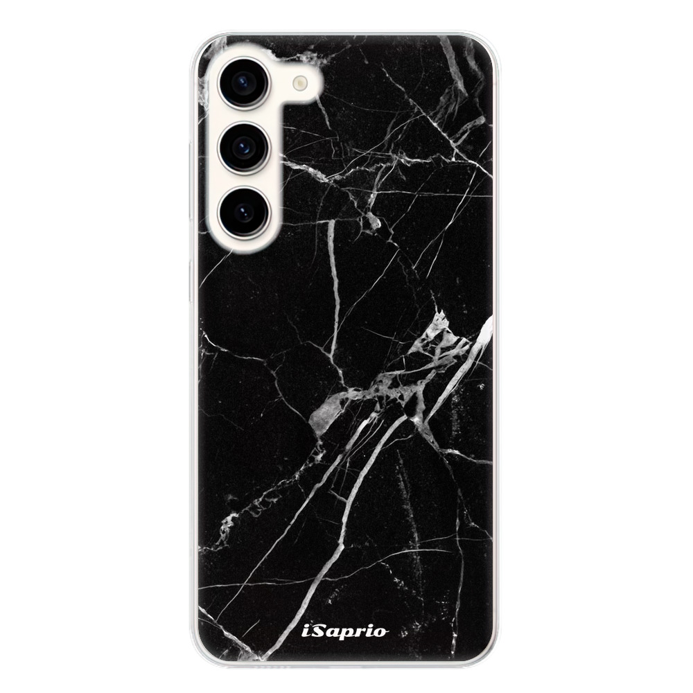 Odolné silikónové puzdro iSaprio - Black Marble 18 - Samsung Galaxy S23+ 5G