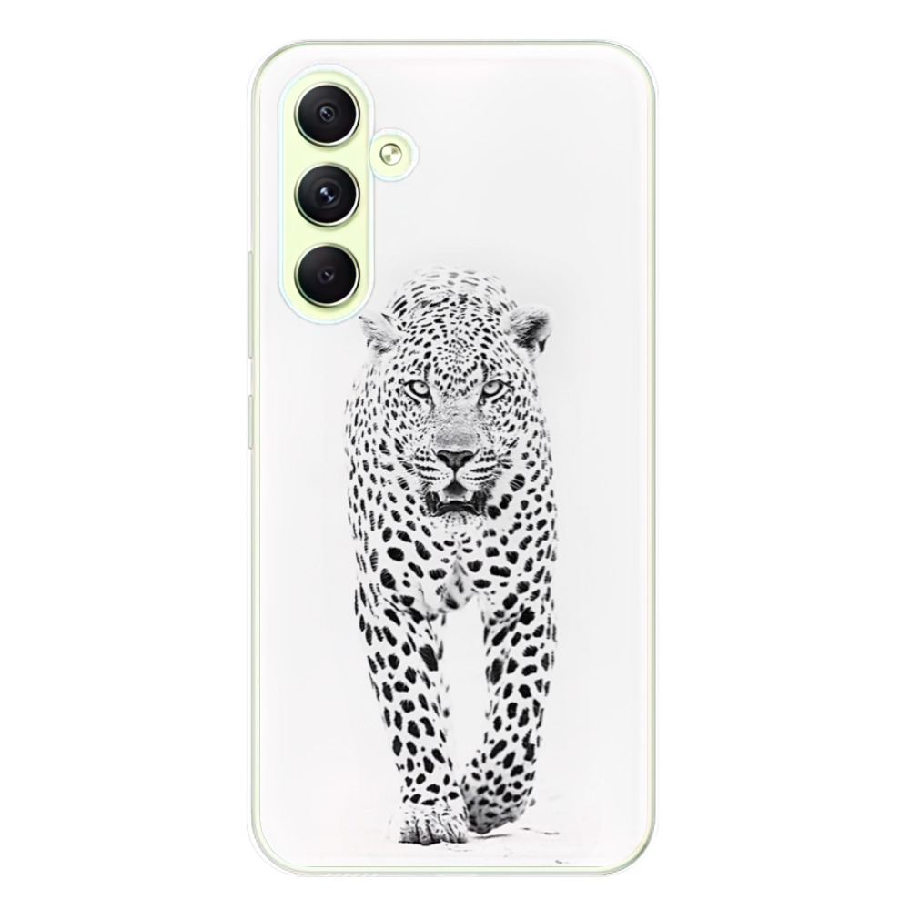 Odolné silikónové puzdro iSaprio - White Jaguar - Samsung Galaxy A54 5G