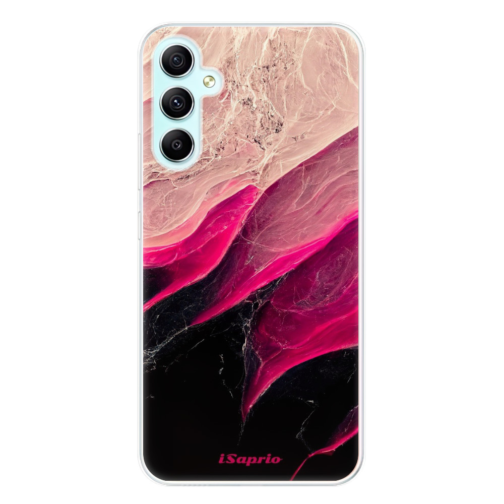 Odolné silikónové puzdro iSaprio - Black and Pink - Samsung Galaxy A34 5G
