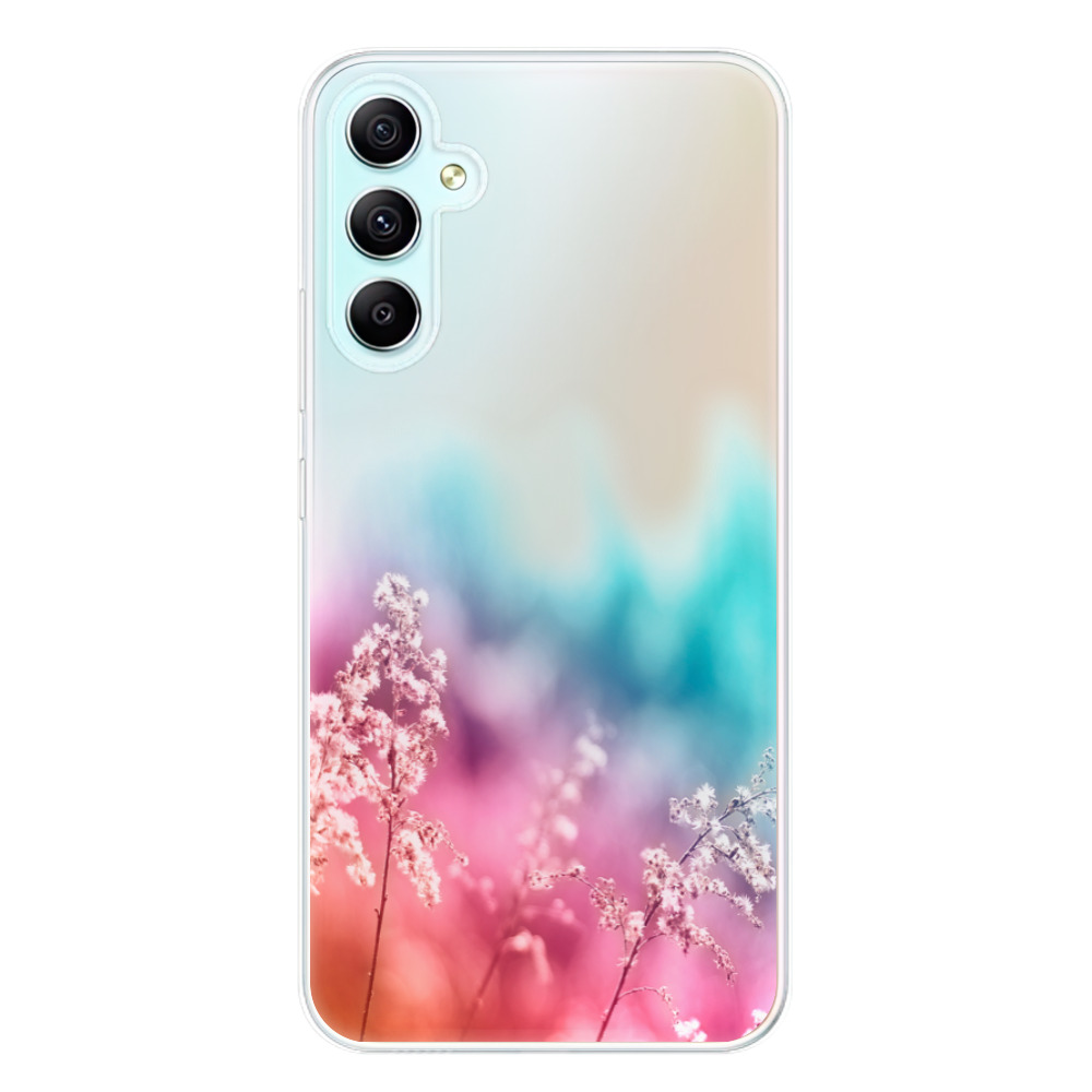 Odolné silikónové puzdro iSaprio - Rainbow Grass - Samsung Galaxy A34 5G