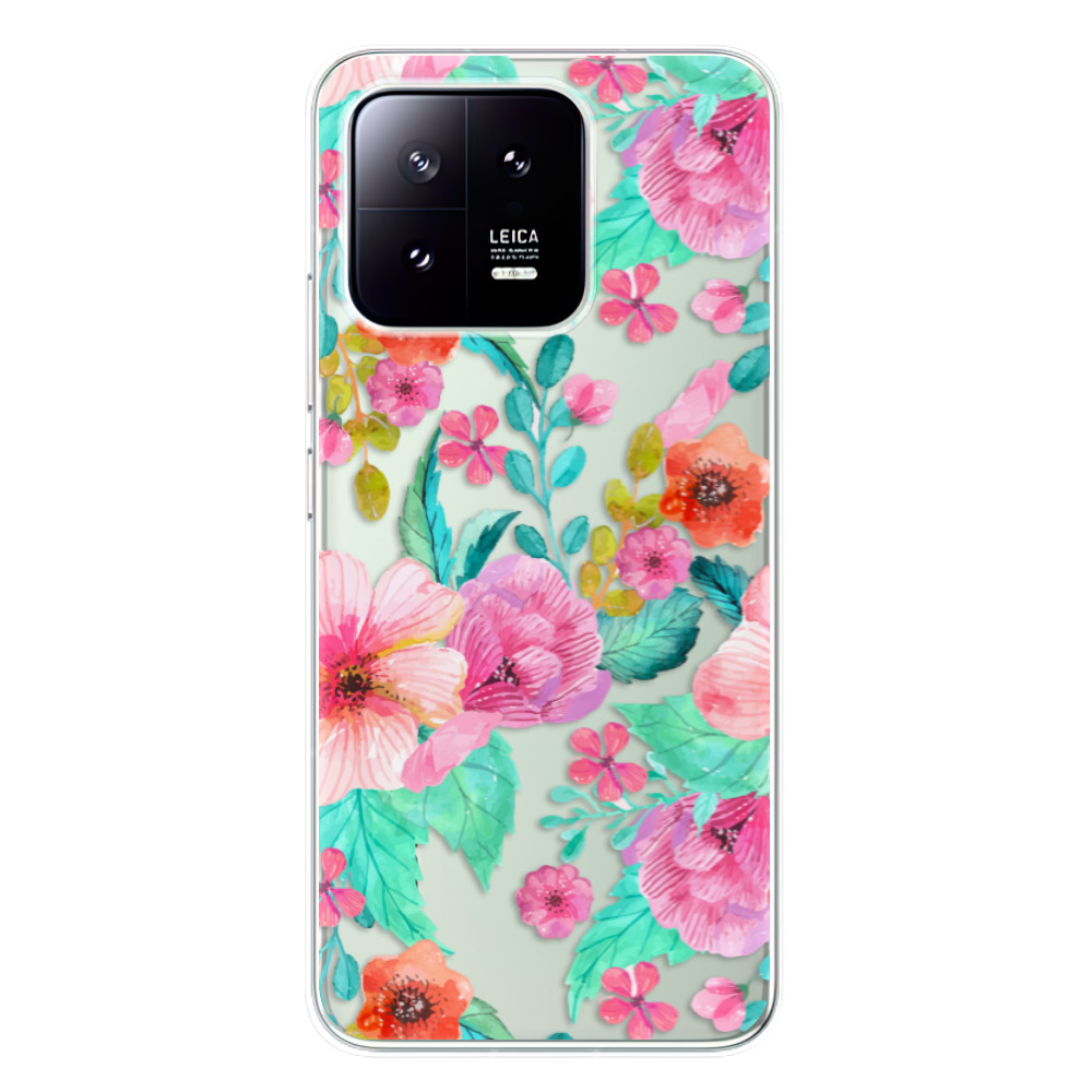 Odolné silikónové puzdro iSaprio - Flower Pattern 01 - Xiaomi 13