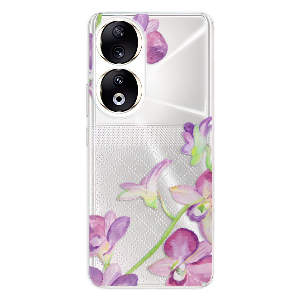 Odolné silikónové puzdro iSaprio - Purple Orchid - Honor 90 5G