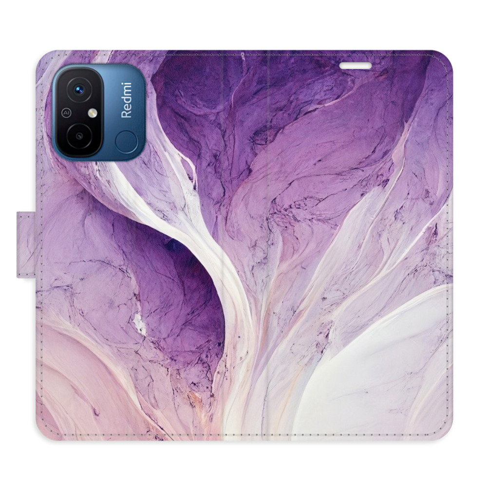 Flipové puzdro iSaprio - Purple Paint - Xiaomi Redmi 12C