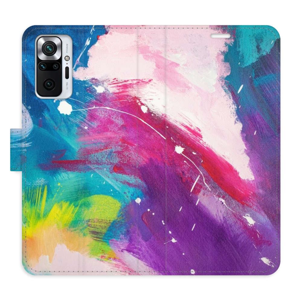 Flipové puzdro iSaprio - Abstract Paint 05 - Xiaomi Redmi Note 10 Pro