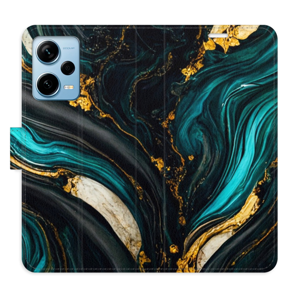 Flipové puzdro iSaprio - Dark Paint - Xiaomi Redmi Note 12 Pro+ 5G
