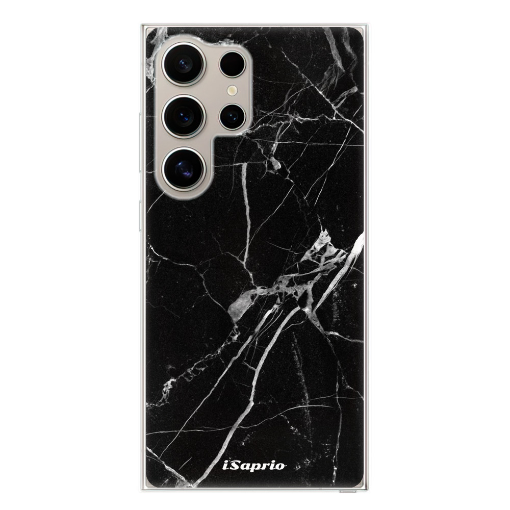 Odolné silikónové puzdro iSaprio - Black Marble 18 - Samsung Galaxy S24 Ultra