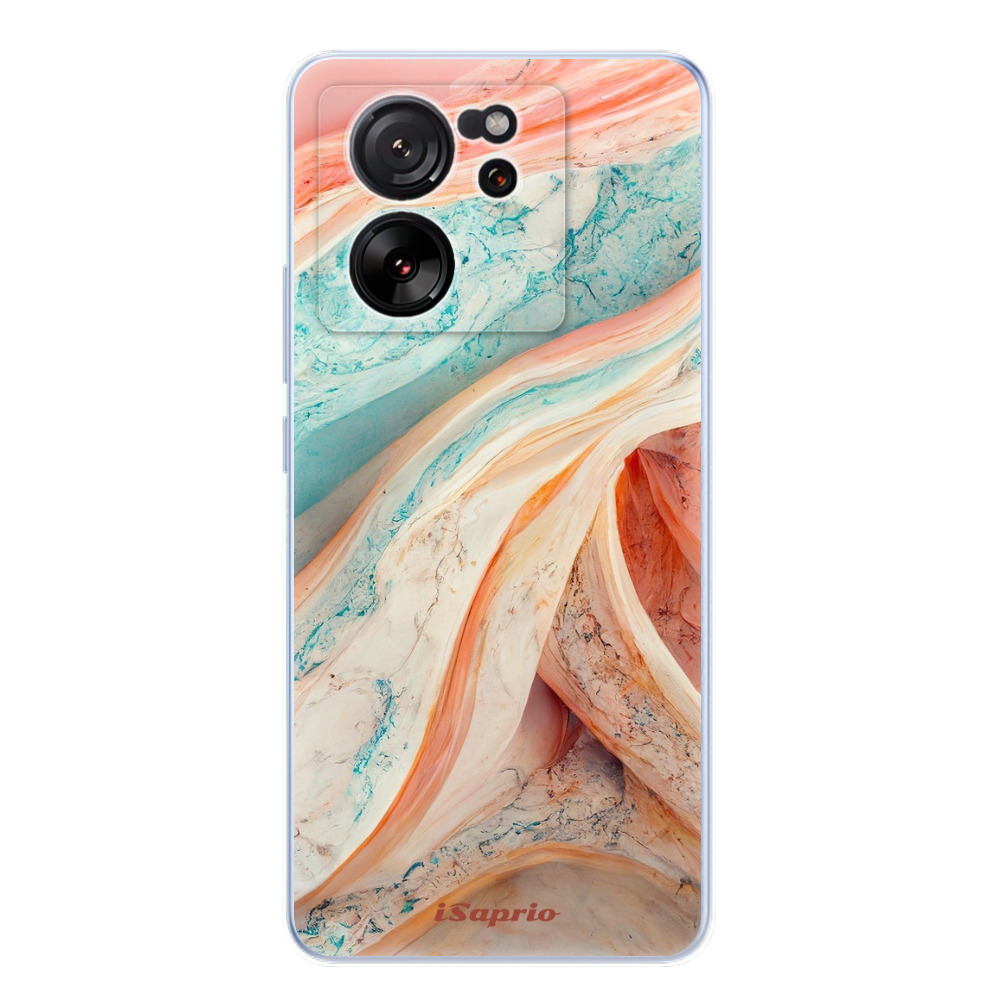 Odolné silikónové puzdro iSaprio - Orange and Blue - Xiaomi 13T / 13T Pro