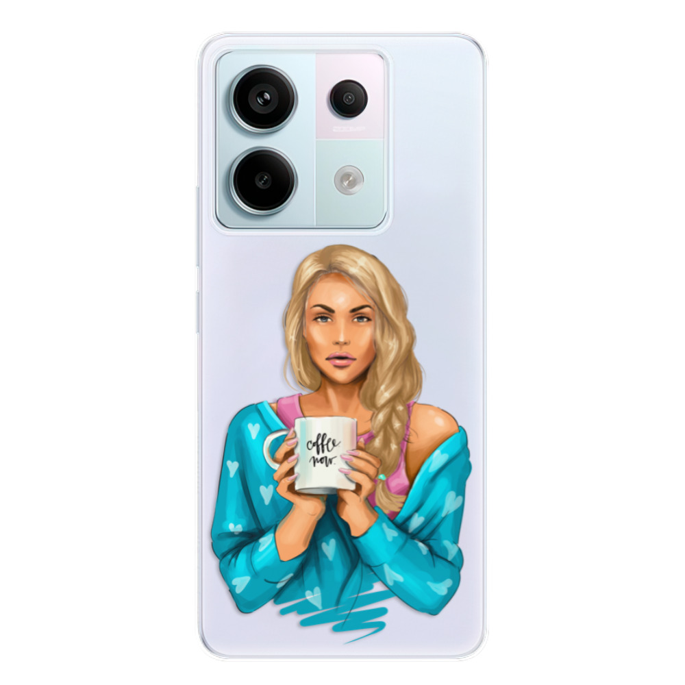 Odolné silikónové puzdro iSaprio - Coffe Now - Blond - Xiaomi Redmi Note 13 Pro 5G / Poco X6 5G