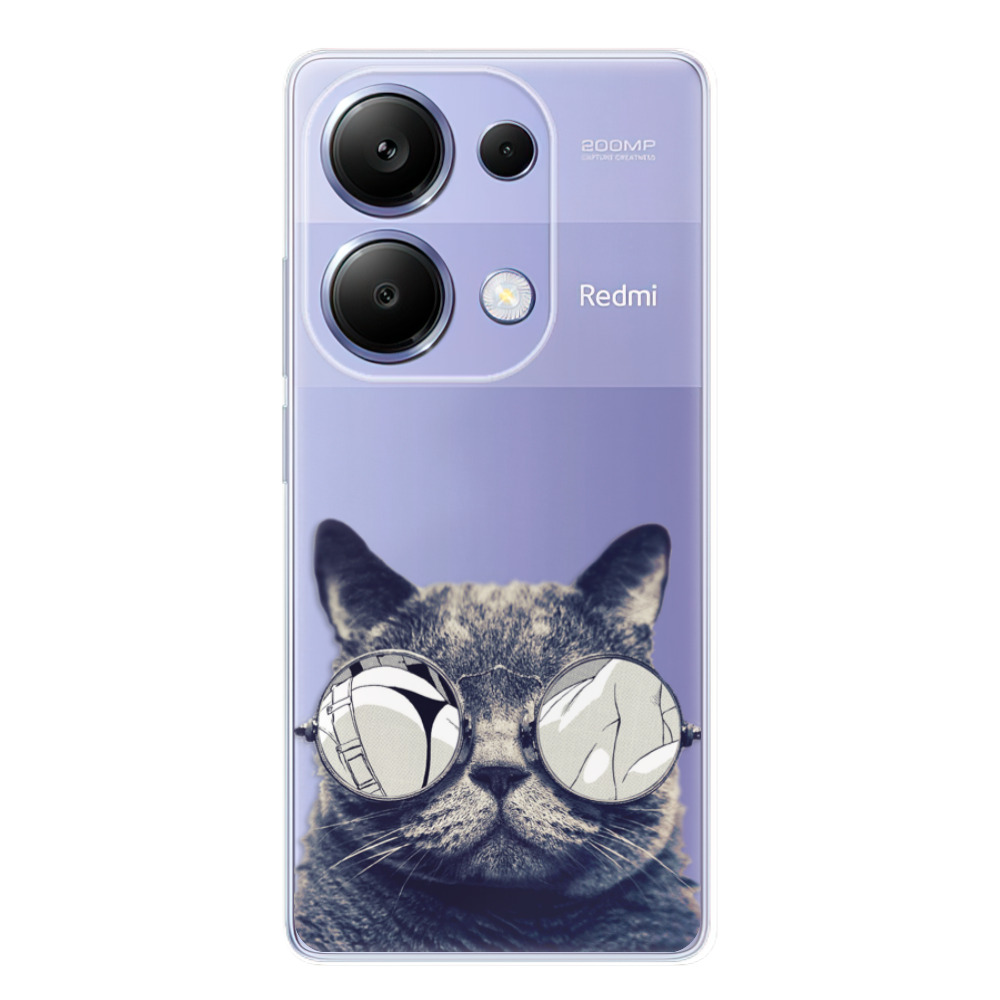 Odolné silikónové puzdro iSaprio - Crazy Cat 01 - Xiaomi Redmi Note 13 Pro