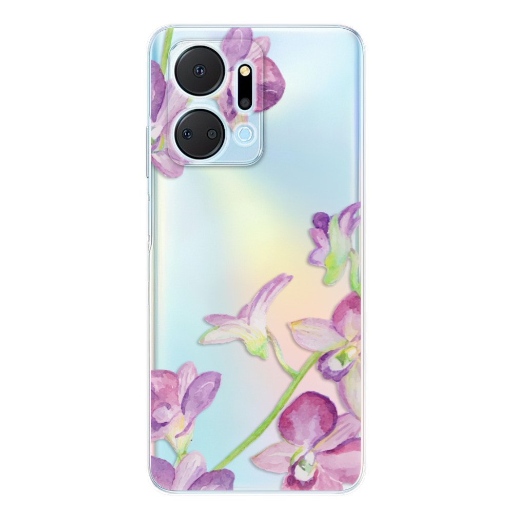 Odolné silikónové puzdro iSaprio - Purple Orchid - Honor X7a