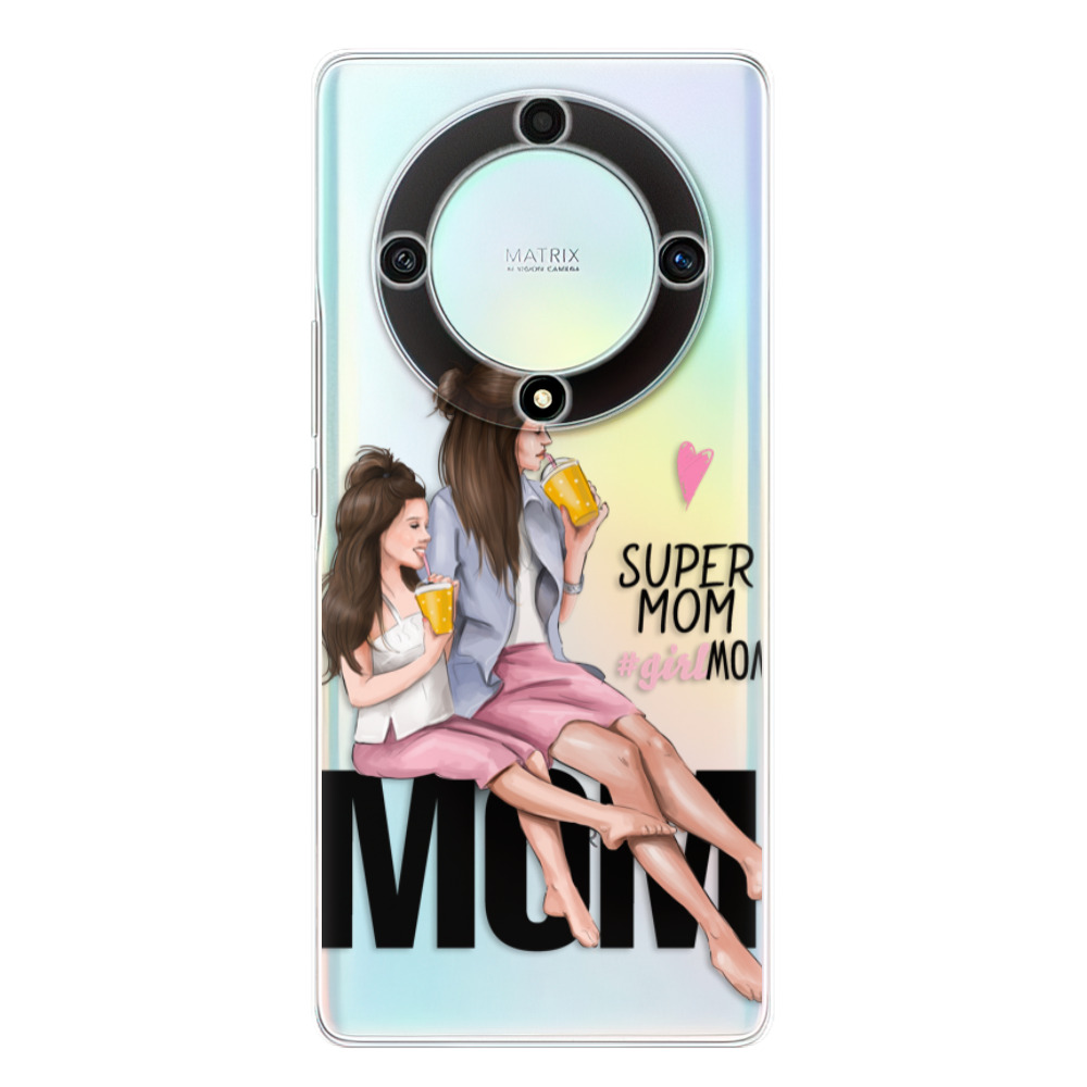 Odolné silikónové puzdro iSaprio - Milk Shake - Brunette - Honor Magic5 Lite 5G