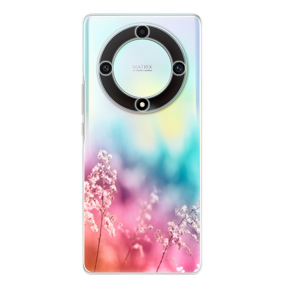 Odolné silikónové puzdro iSaprio - Rainbow Grass - Honor Magic5 Lite 5G