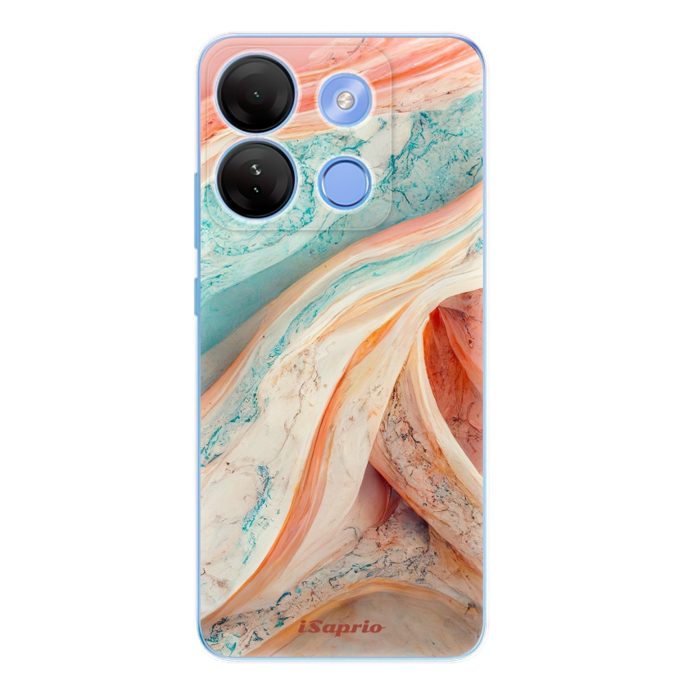 Odolné silikónové puzdro iSaprio - Orange and Blue - Infinix Smart 7