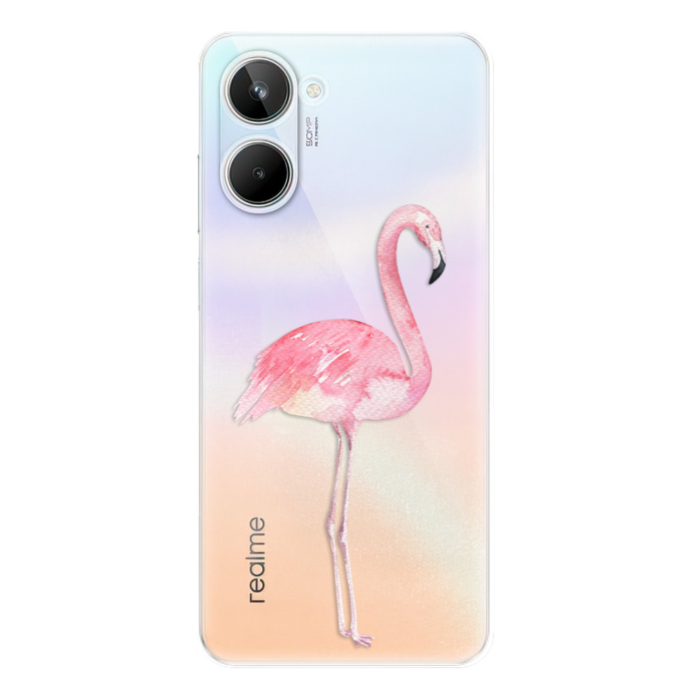 Odolné silikónové puzdro iSaprio - Flamingo 01 - Realme 10