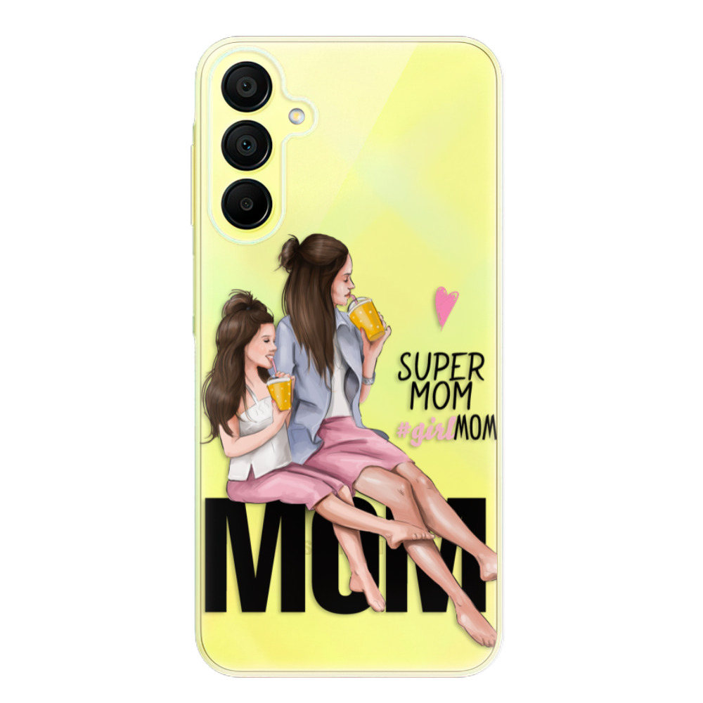 Odolné silikónové puzdro iSaprio - Milk Shake - Brunette - Samsung Galaxy A15 / A15 5G