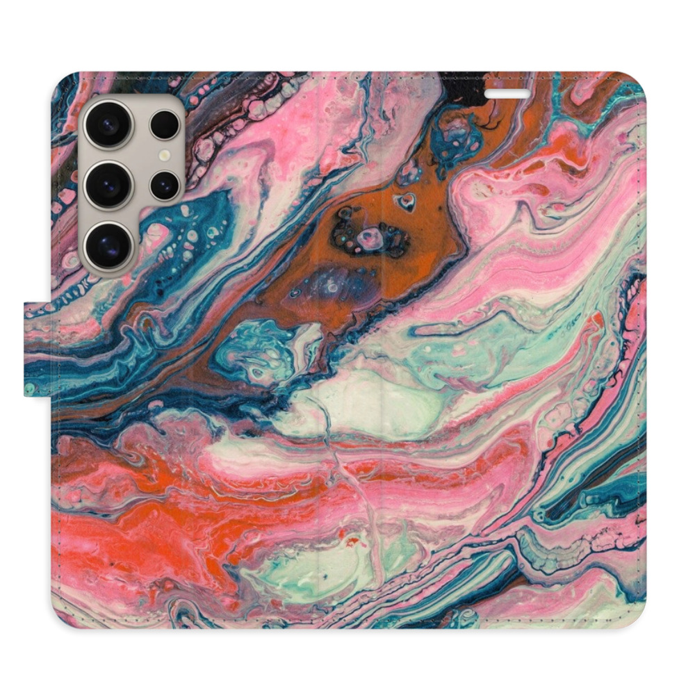 Flipové puzdro iSaprio - Retro Paint - Samsung Galaxy S24 Ultra