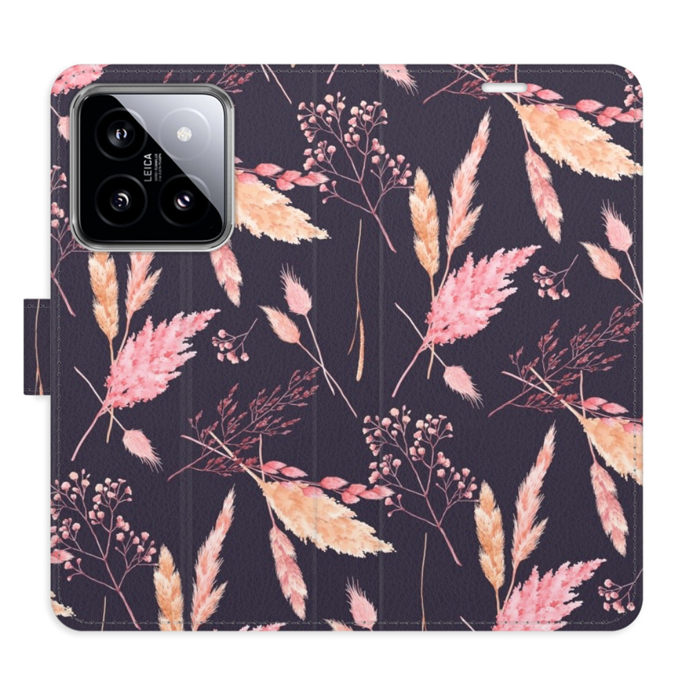 Flipové puzdro iSaprio - Ornamental Flowers 02 - Xiaomi 14