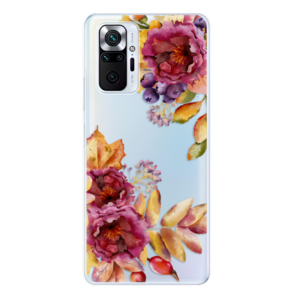 Odolné silikónové puzdro iSaprio - Fall Flowers - Xiaomi Redmi Note 10 Pro