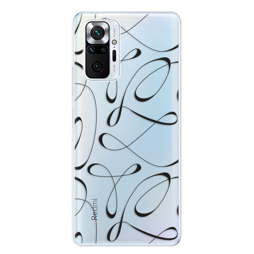 Odolné silikónové puzdro iSaprio - Fancy - black - Xiaomi Redmi Note 10 Pro