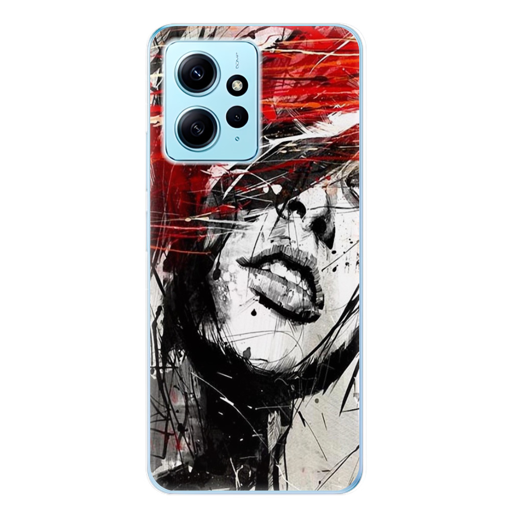 Odolné silikónové puzdro iSaprio - Sketch Face - Xiaomi Redmi Note 12 5G