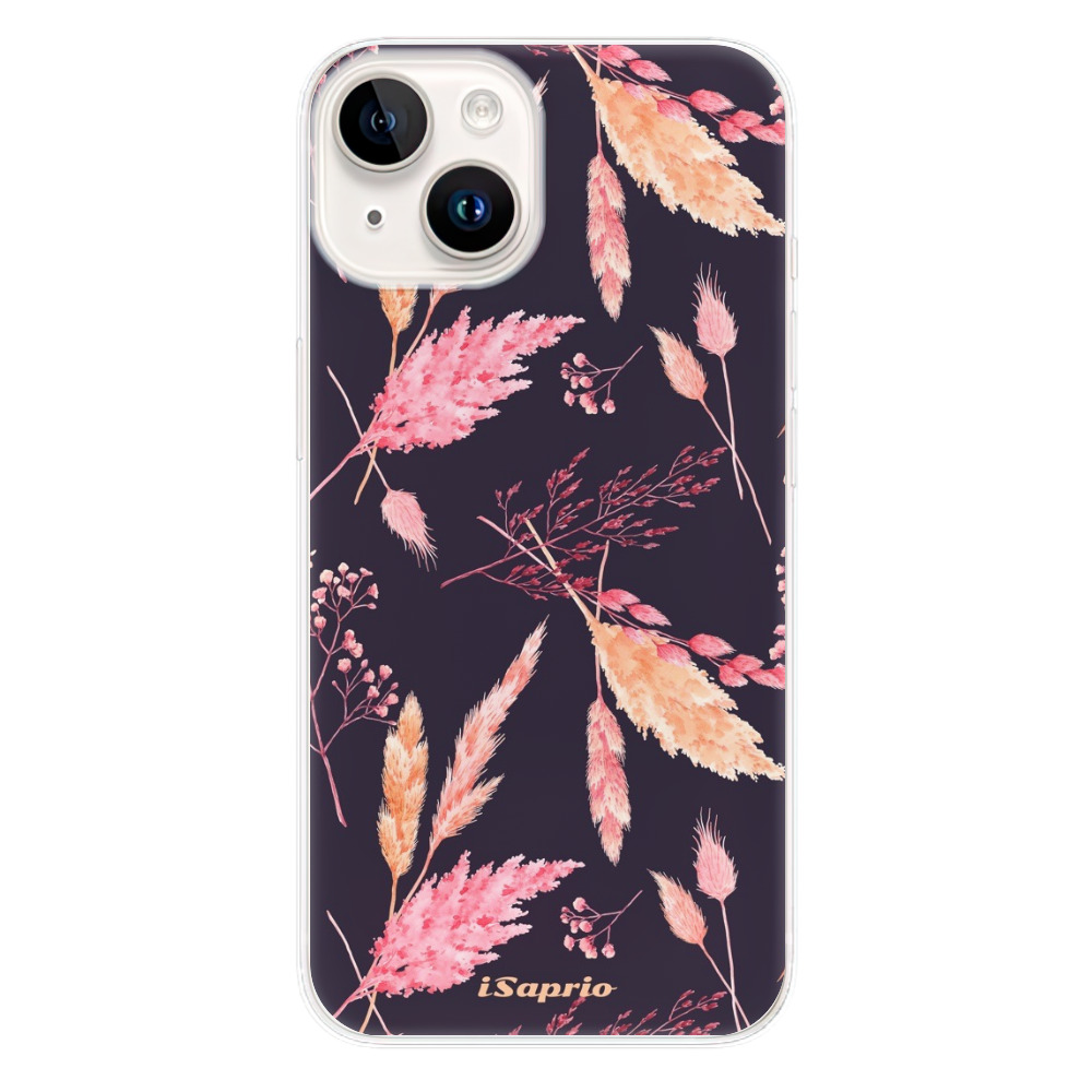 Odolné silikónové puzdro iSaprio - Herbal Pattern - iPhone 15