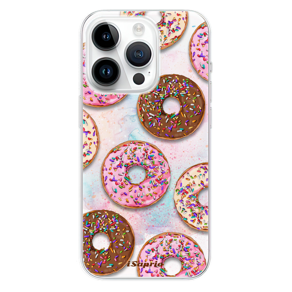 Odolné silikónové puzdro iSaprio - Donuts 11 - iPhone 15 Pro