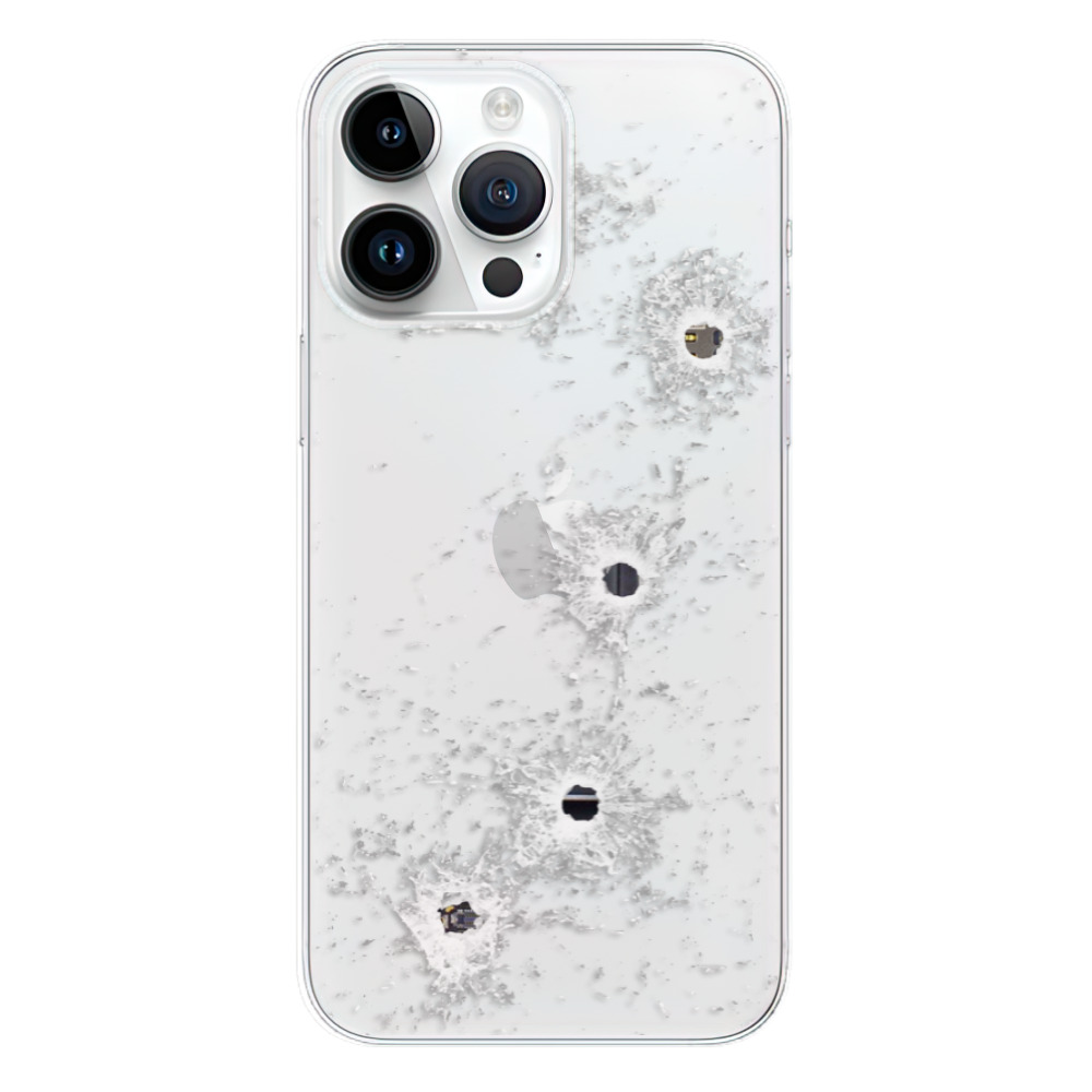 Odolné silikónové puzdro iSaprio - Gunshots - iPhone 15 Pro Max