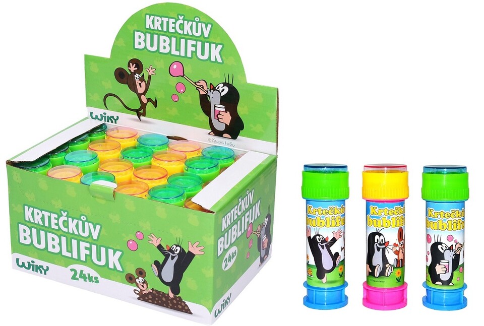 Bublifuk Krtko 50ml - modrá
