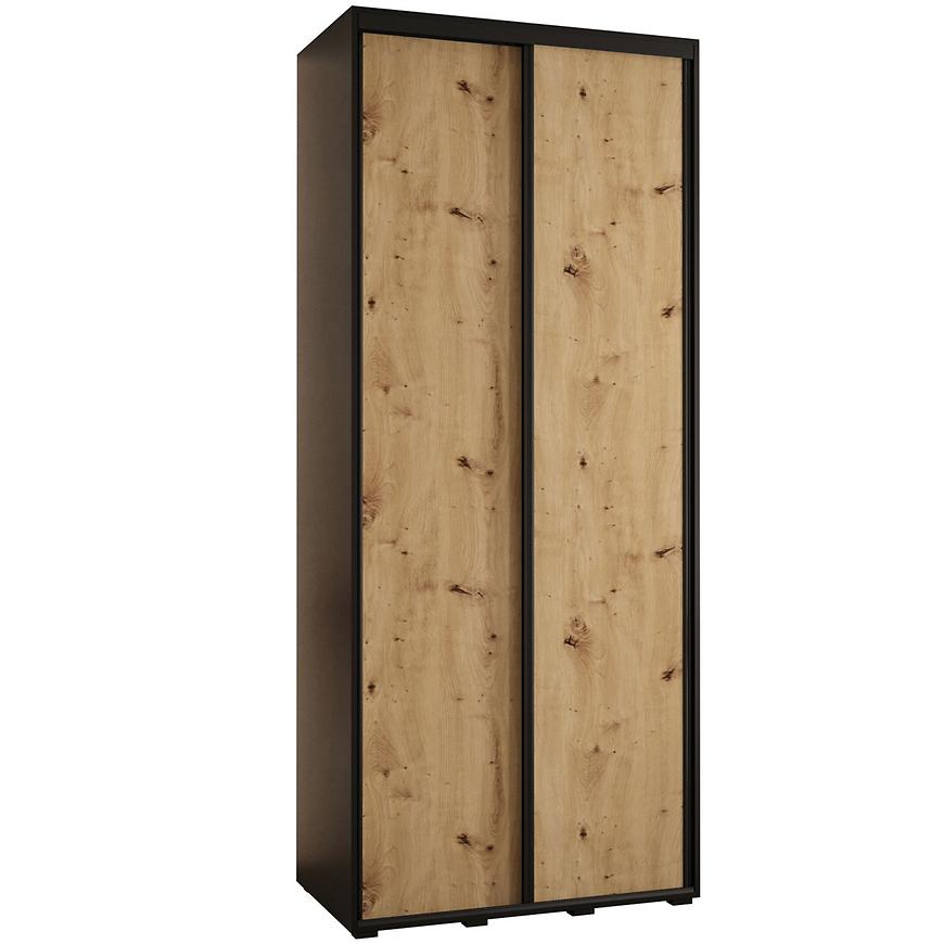 Skriňa 45 Canaris 1 110 artisan/čierna/čierna