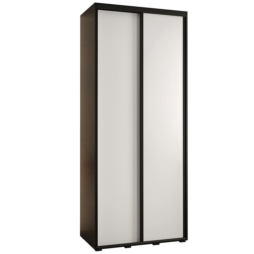 Skriňa 45 Canaris 1 120 biela/čierna/čierna