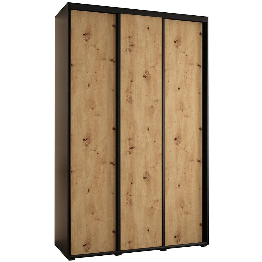 Skriňa 45 Canaris 1 170 artisan/čierna/čierna