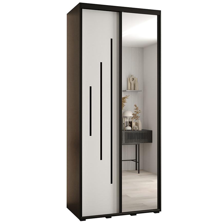 Skriňa 45 Canaris 13 100 biela/čierna/čierna