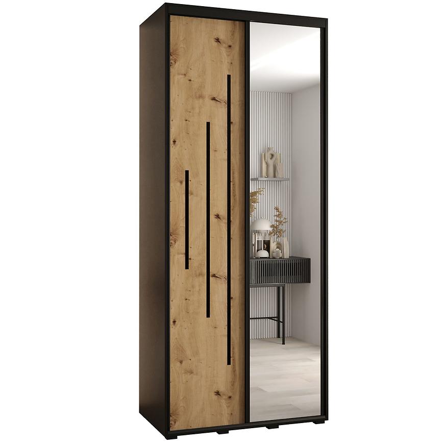 Skriňa 45 Canaris 13 110 artisan/čierna/čierna