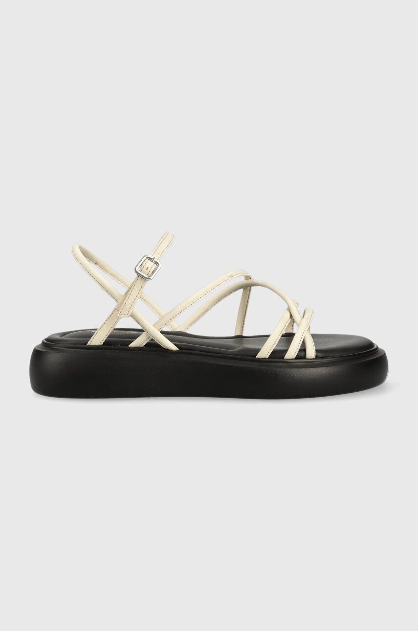 Kožené sandále Vagabond Shoemakers Blenda BLENDA dámske, béžová farba, 5519.801.02,