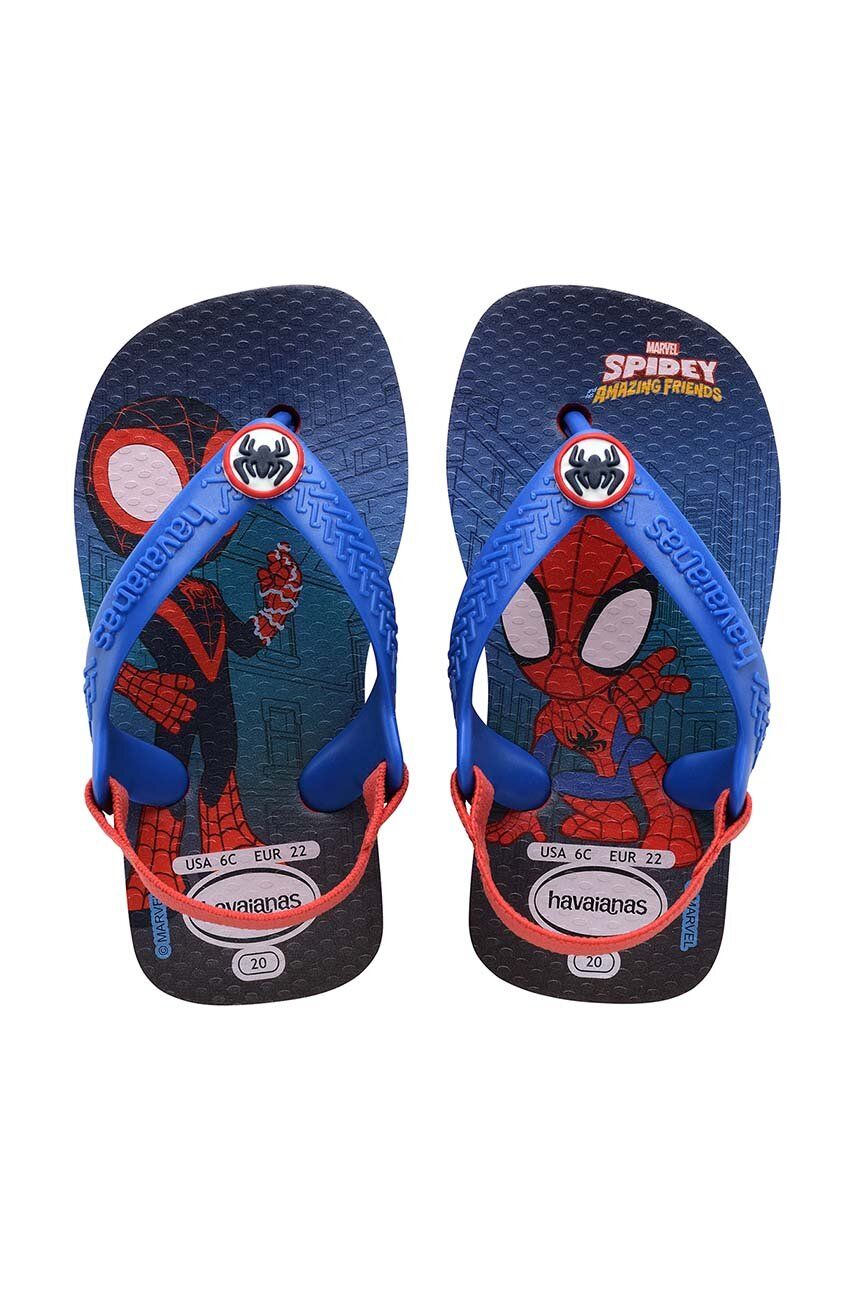 Detské žabky Havaianas BABY MARVELUBYED tmavomodrá farba