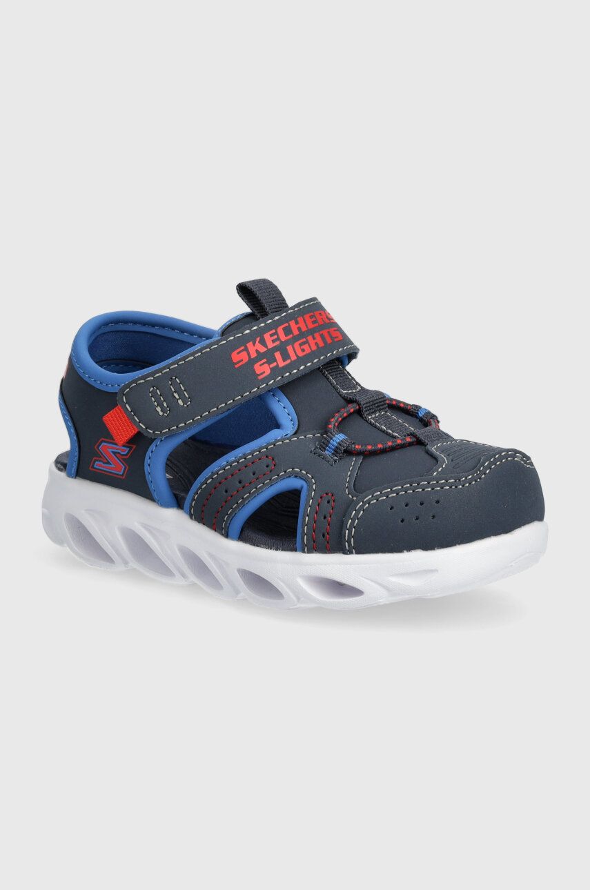 Detské sandále Skechers HYPNO-SPLASH SUNZYS tmavomodrá farba