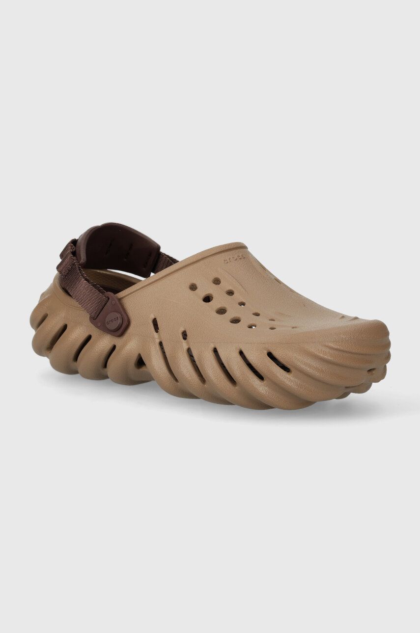 Šľapky Crocs X - (Echo) Clog hnedá farba, 207937