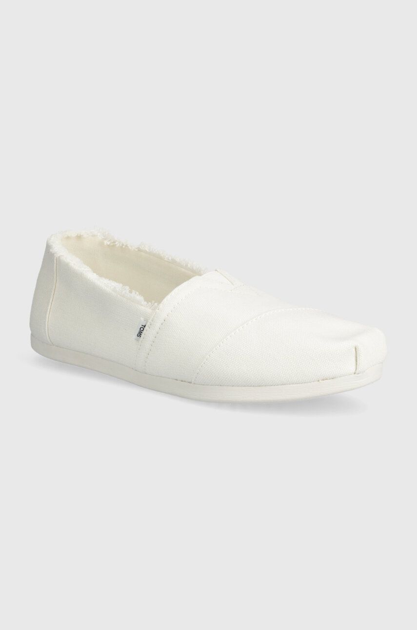 Espadrilky Toms Alpargata biela farba, 10020655