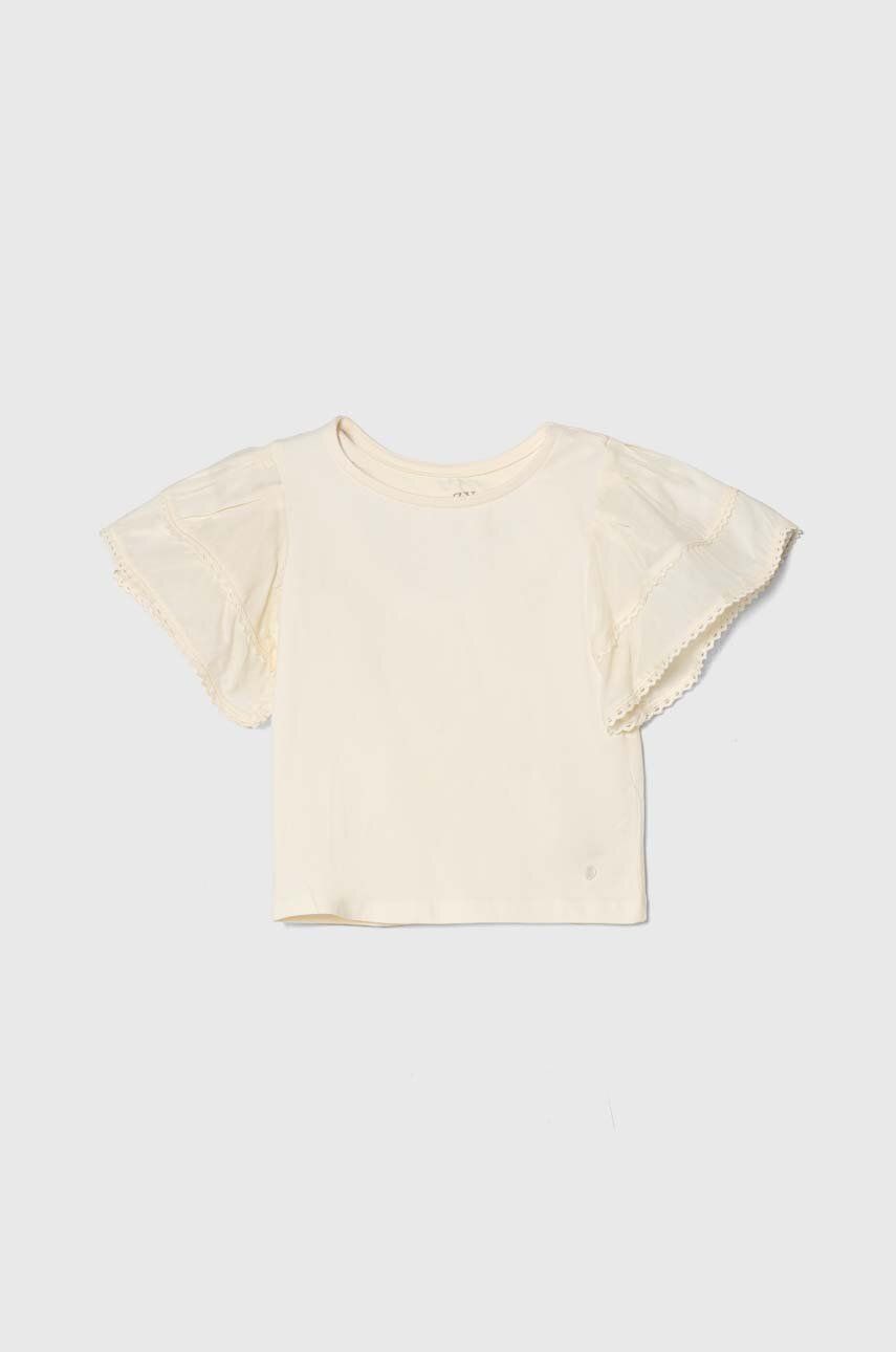 Detské tričko zippy béžová farba