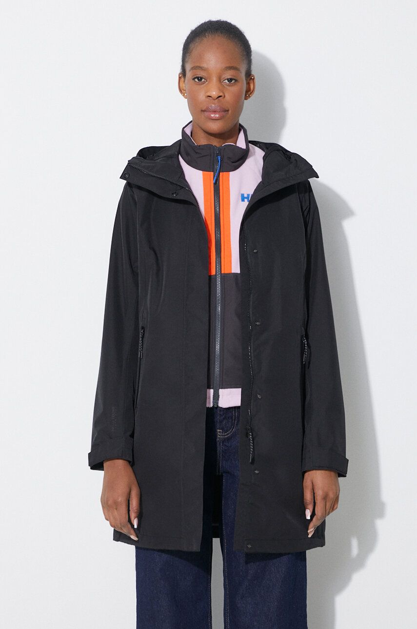 Bunda Helly Hansen dámska, čierna farba, prechodná, 54075